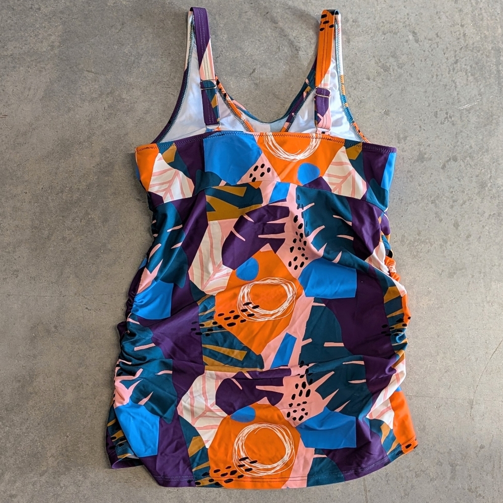 LATCHED MAMA tankini + skirt bottoms S - Picture 7 of 16